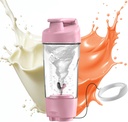 Hurricup 22 Oz Protein Shaker Bottle for Protein Mixs, BPA Free Protein Shaker Cups for Protein Shakes, Whey Powder Smoothie Cup for Preworkout Mixer Pudel, jõusaali tarvikud naistele ja meestele, roosa