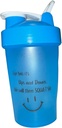 Proteiin Shaker Pudel, LoksutageELITE - 13oz BPA-vaba Blender turvalise lekkimiskindla kattega ja segamispalliga - ideaalne jõusaalile, fitnessile ja On-the-Go Nutrition BLUE