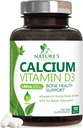 Kaltsiumilisa 1200 mg - koos D3-vitamiiniga parimaks imendumiseks - toetab immuunsüsteemi tervist, luud ja hambad - looduse kaltsiumkarbonaat + 1600 IU D3 - pudelis USA-s naistele ja meestele - 180 tabletti