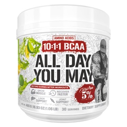 5% Toitumine Rikas Piana AllDayYouMay BCAA Pulber | Premium Intra & Post Treening Aminohapped, Hüdratsioon, Kestvus, Lihaste Taastamine, Liigeste Ja Maksa Toetus | 15,3 oz, 30 Servings (sidrunlubja)