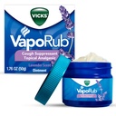 Vicks VapoRub, Lavendel Lõhn, Köha Supressant, Topical Chest Rub & Analgesic salv, Ravitud Vicks Aurud, Külma, Valude tõttu köha leevendamine, 1.76oz