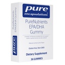 Puhtad kapseldamised Puhtad toitained EPA / DHA Gummy | Gummy pehme närimine tervisliku kognitiivse funktsiooni ja igapäevase heaolu toetamiseks | 36 Gummies | Looduslik sidrun-Lime maitse
