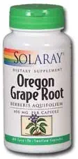Solaray Oregoni viinamarjajuur - 400 mg - 100 kapslit