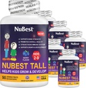 NuBest Pikad lapsed - väikelapsed Vitamiinid ja lapsed Vitamiinid vanuses 2 kuni 9 - Toetage luu tugevust, üldist tervist ja immuunsust - Loomade kuju - 540 närimistabletti Berry | Pack 6