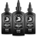 Bossman Jelly Beard Oil meestele - 3 Pack (12 oz kokku, alasti - lõhnastamata) - pehmendid, niisutab ja tingimused looduslike koostisosadega