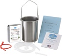 Purelife Detox Coffee Enema Kit - Made in USA - 2 Qt / Superior Non Toxic Made in USA Quality / 1 lb Purelife Ultra Light Gold Enema Coffee - Lab Testitud ilma mükotoksiinideta - Silicone Tubing