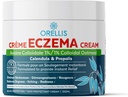 Ekseemikoor orgaanilise kolloidse kaerahelbega, kalender ja propolis, looduslik ekseemi leevendav salv nägu ja keha. Instant Itch Relief, Dermatitis Lotion Kids & Adults. Soojenda nahaärritusi.