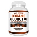Arazo Toitumine Orgaaniline Kookosõli 2000 MG - 100% Extra Virgin Rafineerimata Külm pressitud kaalutoetus, nahk, juuksed, küüned - 120 Softgel kapslid