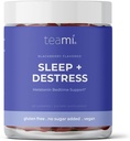 Teami Sleep + Destress, Melatoniini Bedtime Support Gummy