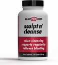 HEALTH DIRECT Sculpt n' Cleanse - Herbal Colon Cleanse for Digestive Health & Regularity - Natural Detox & Gut Flush Supplement - 100 Veggie Capsules