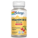 SOLARAY Vitamiin B12 2000 mcg Lozenges - puudub suhkur, looduslik kirsi maitse Vitamiin B 12 Täiendus närvifunktsiooni, energia ja punaste vereliblede toetuseks - Lab Kinnitatud, Vegan - 90 Servings, 90 Lozenges