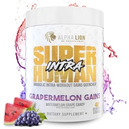 ALPHA LION Superhuman Intra Workout Pulber meestele ja naistele, Aminohapped Jook, Lihaste Taastamise Lisand, BCAA Pulber, Elektrolüüdid Ja Hüdratsioon Segu (42 Servings, Arbuusi Viinamarjakommi Maitse)