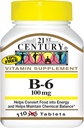 21st Century B-6 100 mg - 110 tabletti, 6 pakendis