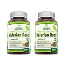 Taimsed saladused Valerian Juur 500 Mg Täiendus | Veggie Kapslid | Mitte-GMO | Gluteenivaba | Valmistatud USAs (2 Pack, 120 Count)