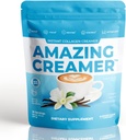 Superfoods Company Amazing Creamer kollageeniga - Keto Creamer-Hyaluronic Acid & MCT Oil - Aju suurendab ja piirab isu - toetab tervislikku nahka ja juukseid - dieet-sõbralik [30 Servings] [Vanilla]