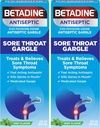 Betadine valulik kurgu relief Gargle, piparmündi maitse, kiire toimega antiseptiline, povidoonjood 0,5%, 8 oz (2. pakk)