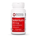 Protokoll Selenium 200mcg - Immuunsüsteemi tugi, kilpnäärme ja eesnäärme tervis * - Selenium Supplements - Vegetarian, Kosher & Halal - 90 Veg Caps
