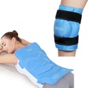 REVIX Full Back Ice Pack vigastused Korduvkasutatav Suur Gel Jäämähis seljavalu leevendamiseks ja XL põlve Ice Pack Paki ümber kogu põlve pärast operatsiooni