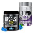 NDS Nutrition XTP Thermogenic Blue Berry Snow Cone (45 Servings) ja Keto-Max Advanced 3-in-1 Pills Carb Blocker Isupressant (90 kapslit)