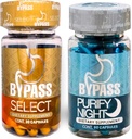 Üldine Bypass Duo Select & PURIFY - Quemá grasa de día y de Noche (valige 30 kapslit) - (puhasta 60 kapslit), sinine ja kuld