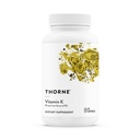 THORNE - K-vitamiin - vitamiinid K1 ja K2 (nagu MK-4 ja MK-7) täiendus - toetab tugevaid luid * - kliiniliselt uuritud koostisosi - gluteeni, piima ja sojavaba - 60 serveerimist
