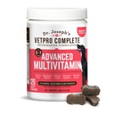 Dr. Joseph's VetPro Täielik multivitamiini koeralisand, 120 loendit (suur koer 60 päeva varu), 5in1 närimist vitamiinide, ensüümide ja toitainetega, puusa ja liigeste tervist, immuunsüsteemi ja allergiat