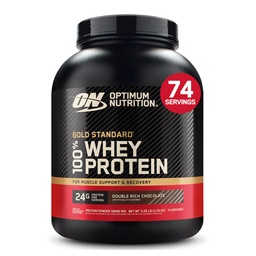 Optimum Nutrition Gold Standard 100% vadakuvalgu pulber, topelt rikas šokolaad, 5 naela (pakendamine võib varieeruda)