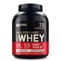 Optimum Nutrition Gold Standard 100% vadakuvalgu pulber, Rocky Road, 5 naela (pakendamine võib varieeruda)