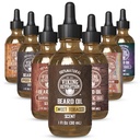 Viking Revolution Sweet Tobacco Beard Oil for Men - Natural Mens Beard Oil with Argan Oil and Jojoba Oil - Beard Softener, Tugevdused ja niisutab - Beard Conditioner for Men (Magus tubakas,1Pack)