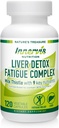 Maksa detox & Energy Support - Piimaohakas + 9 peamist koostisosa, ainevahetus ja maksa tervis, 120 Veg kapslit | Innervis Nutrition