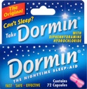 Dormin Nighttime Sleep-Aid - 72 kapslit, 6 pakendis