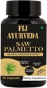 Saw Palmetto ekstrakt Kapslid meestele ja naistele 500mg 60 Veg Kapslid, looduslik juuste kasvu meestele ja naistele - (Pakk 1)
