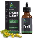 Orgaaniline Mullein Tinktuuri tilgad hingamisteede tervisele - looduslik kopsutoetus, alkoholivaba, vegan, GMO-vaba, taimse ekstrakti, 2 fl oz (60 ml) Natural Sleep Aid & Immune Support