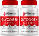 Super Flow Pills Advanced Blood Support Formula Supplement, SuperFlow Blood Capsules - Maximum Strength, Super Flow All Natural Formula Pills, SuperFlow Capsules Blood Support Reviews (2 Pack)