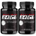 (2 Pack) Maksimaalne serva meessoost pillid - Maksimaalne serva kapslid meestele, Täielik päevane valem üldise tervise ja tippkoormuse saavutamiseks, Maksimaalne Edge Advanced Dietary Supplement, Arvustused (120 kapslit)