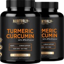 Kurkumiini koos BioPerine Black Pepper ja 95% kurkuminoidid - kõrge imendumise kurkum toidulisandeid 1300mg Hearth Health - Non-GMO, Gluteenivaba - 240 kapslit