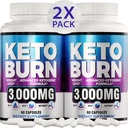(2 Pack) Keto Dieet pillid - Advanced kaalulangus - Keto täiendus naistele ja meestele - Apple siidri äädikas - Keto ACV Gummies Gummy - valmistatud USAs