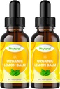 Orgaaniline Sidrun Balm Leaf Vedelik Ekstrakt immuunsuse toetamiseks - Sidrun Balm Tinktuur meeleolu ja lõõgastumise toetamiseks - Orgaaniline tinktuur Lehtttilgad täiskasvanutele ja lastele Dietary Supplement - 2OZ - 2 Pack