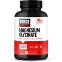 Jõufaktor Magneesium Glütsinaat, magneesiumi lisand naistele ja meestele, et toetada und, lihaste lõdvestumist ja meeleolu, kerge kõhule, vegan, 3-kuuline pakkumine, 180 kapslit