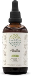 HerbEra Alfalfa B120 Alkoholivaba taimse ekstrakti tinktuur, kontsentreeritud vedelik tilgad Natural Alfalfa 4 fl oz