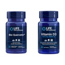 Elu pikendamine Bio- kvetsetiin Immune & Heart Health Antioksüdant 30 kapslit + Vitamiin D3 5000 RÜ 60 Softgels