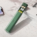 Pill Organizer 7 päeva, iganädalane reisipillide juhtum, igapäevane pillide karp, armas pillide hoidja vitamiinide, ravimite, pillide, toidulisandite hoidmiseks (roheline)