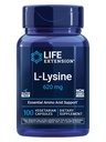 Life Extension L-Lysine, 620 mg, Essential Amino Acid for Healthy nitrogen Balance, Calcium Metabolism, Stress Response & More, Gluteenivaba, Non-GMO, Taimetoitlane, 100 kapslit