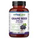 FineLand Grape Seed Extract 50:1 – 25 000 mg ekvivalenti kapsli kohta – 120 vegankapslit – rikas antioksüdantide | Südame, immuunsuse ja ringluse toetus – mitte-GMO | Valmistatud USA-s