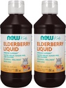 NOW Supplements, Vedel Elderberry lastele, kellel on tsink ja Astragalus, Immuunsüsteemi tugi *, 8-kordne, pakendamine võib varieeruda (2. pakk)