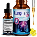 Kopsutoetuslisa tilgad Wild Mullein Leaf ekstraktiga kopsude ja lima leevendamise toetuseks - 2 Fl oz