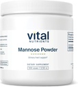 Elutähtsad toitained Mannoosipulber 100 g | Vegan D-Mannoosi lisand kuseteede ja põie toetamiseks | Gluteen, piimatooted, sojavaba | Mitte-GMO | 50 serveerimist
