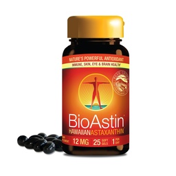 Nutrex Hawaii BioAstin Havai astaksantiin - 12mg, 25 Softgels - Farm-Otse Premium Antioksüdant täiendada toetada silma, naha, liigeste ja immuunsüsteemi Tervis - Non-GMO & Gluteenivaba